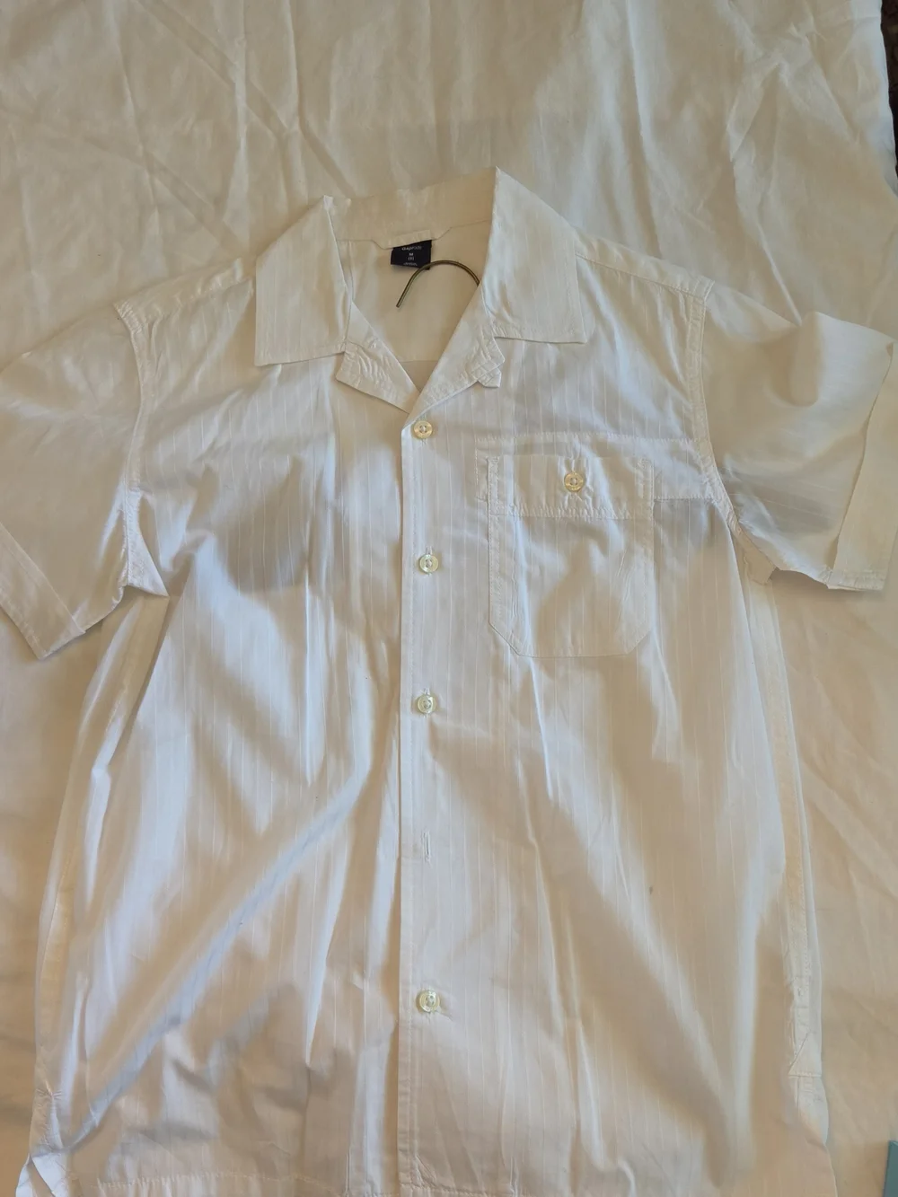 GAP White Boys Dress Shirt  - Size M (8)